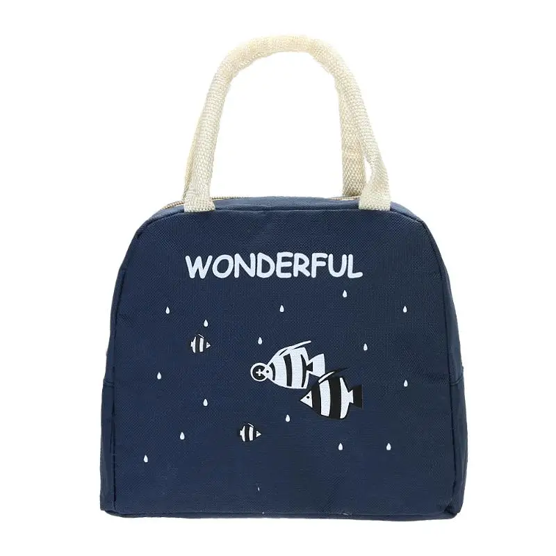 Портативная сумка для ланча Изолированная Термосумка холодильник бенто Ланч