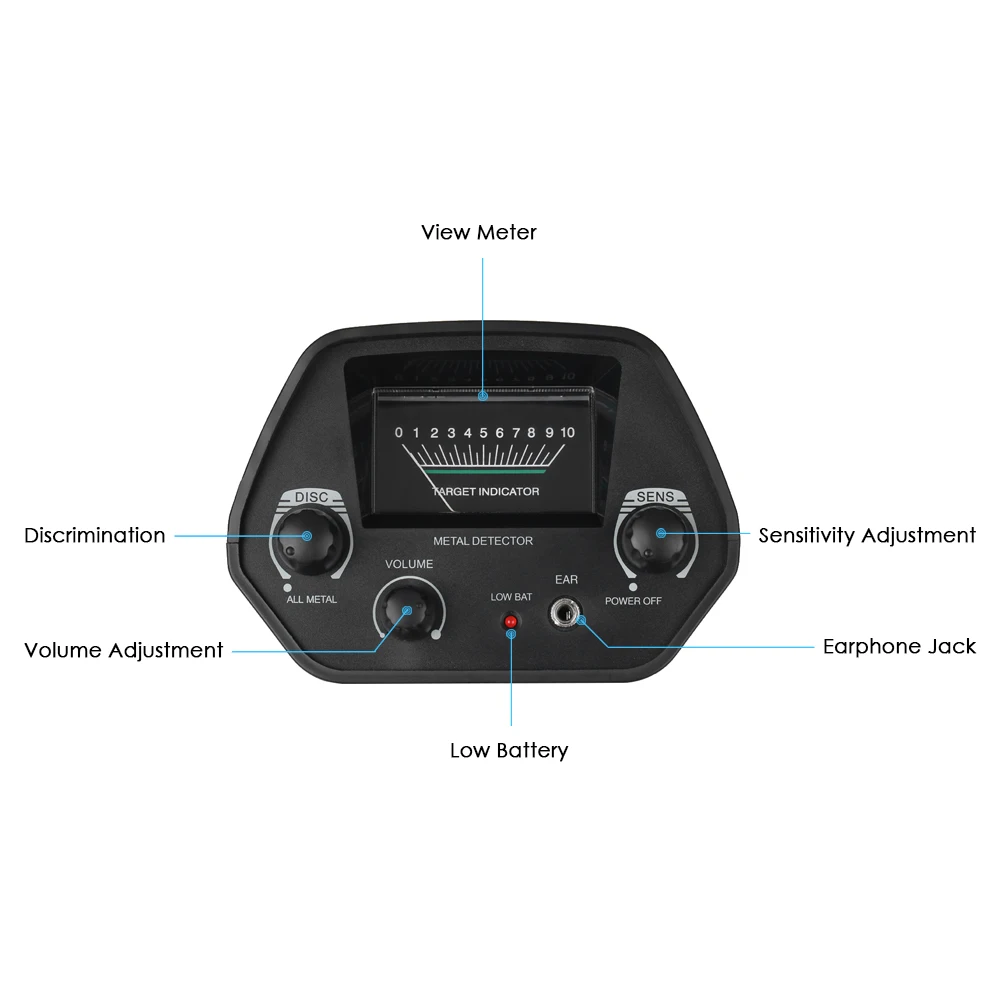 

KKmoon Children Underground Metal Detector Gold Detectors Treasure Hunter Tracker Seeker Metal Circuit Detector