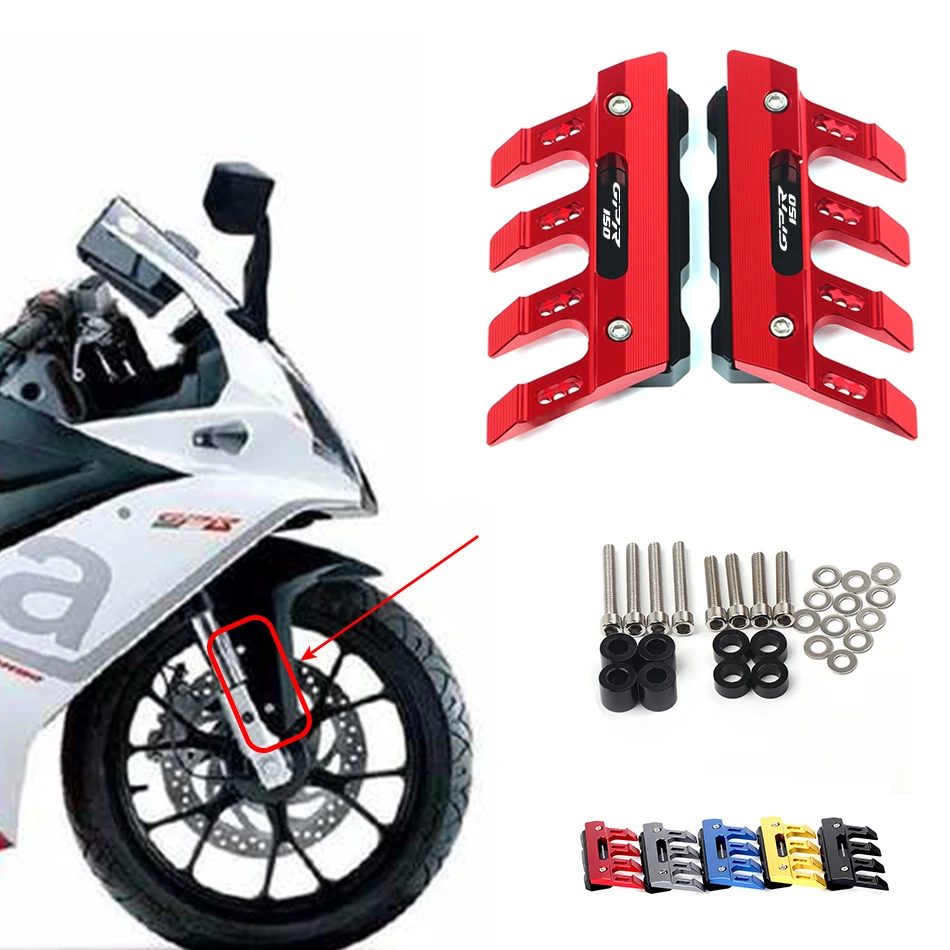 

For Aprilia GPR150 APR150 GPR APR 150 Motorcycle Accessories Mudguard Side Protection Block Front Fender Side Anti-Fall Slider