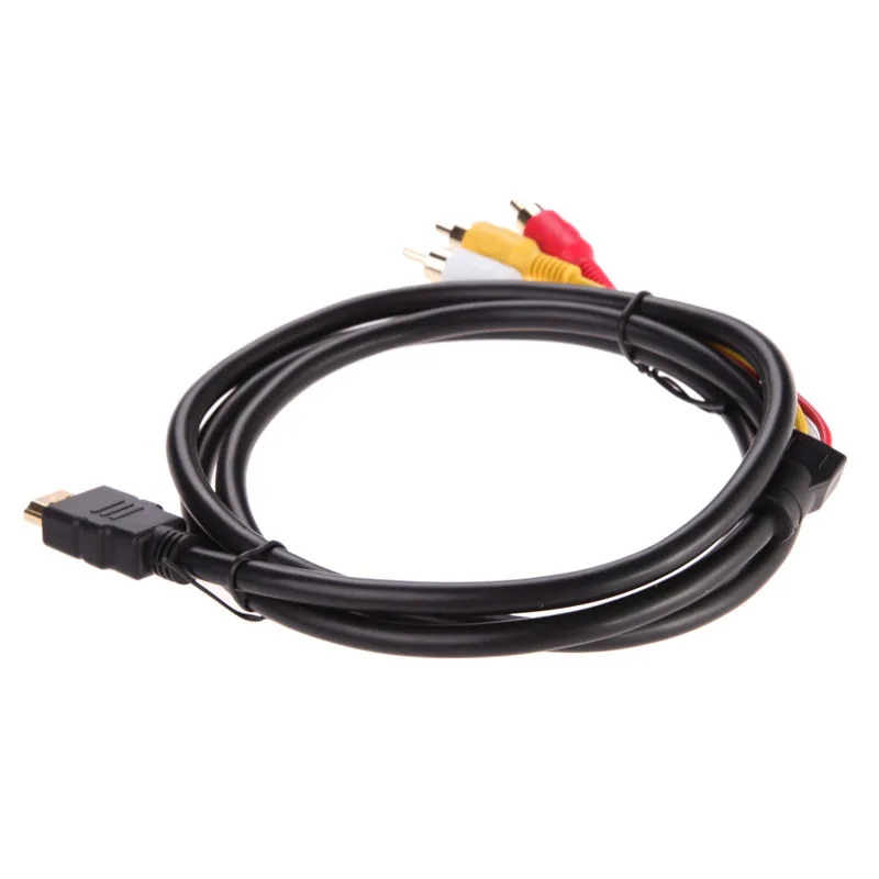 1 5 м HDMI совместимый с 3 RCA видео аудио кабель HD провод AV компонентный конвертер