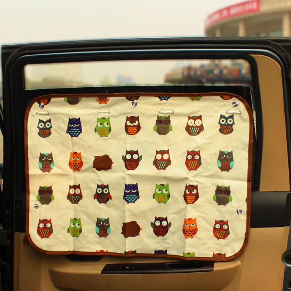 

Cartoon Car Side Window Sun Shade Auto Sunshade Protector Curtain with Suction Cups Block Harmful UV Rays Sun Glare Strong Sunli