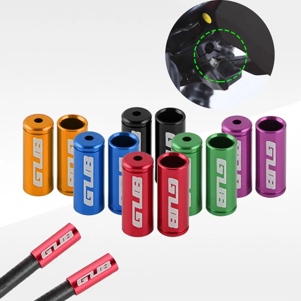 

Bicycle wire cap multi-function CNC anode process 2 specifications bicycle anti-corrosion gear pull wire cap Cables Housing