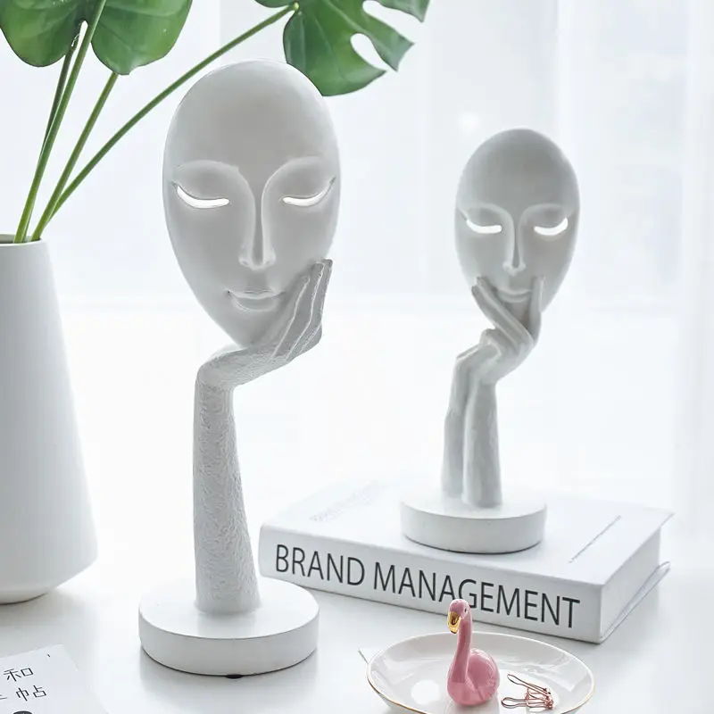 Скульптура из смолы для домашнего декора Скандинавская абстрактная картина