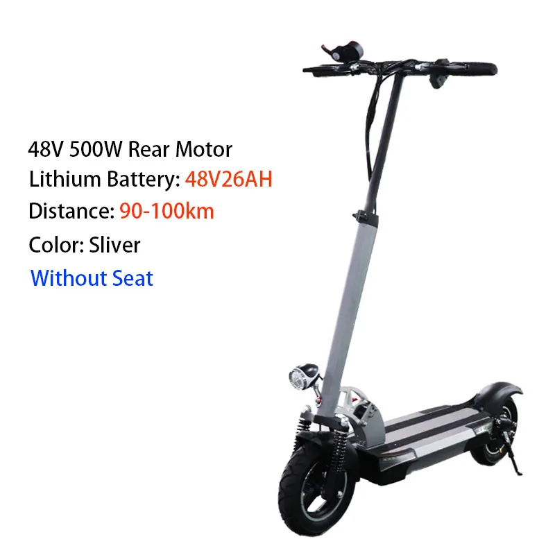 S1 500W 48V26AH 48V500W электрический скутер 10 дюймов моторное колесо 26AH литиевая батарея взрослый самокат без налога складной patinete electrico adulto - Цвет: S1 500W 48V26AH