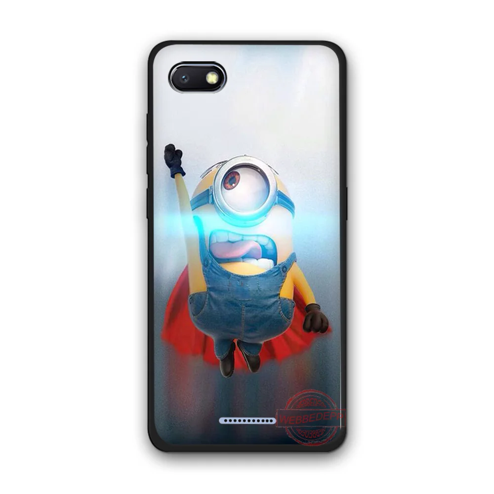 WEBBEDEPP Миньоны TPU чехол для телефона чехол-накладка Redmi Note 6Pro 7Pro 4A 4X 5 5A 6A 8A 7 S2 note 8 |