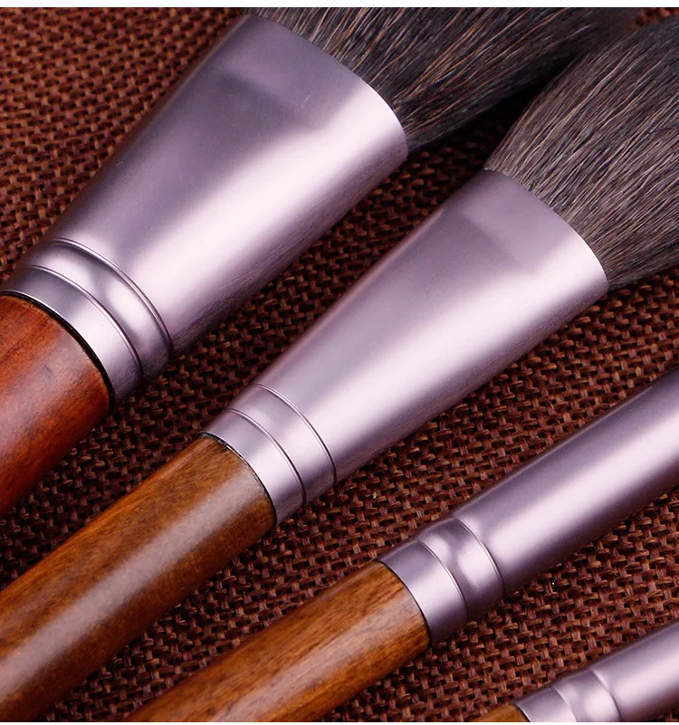 Профессиональный набор кистей для макияжа 14 шт./компл. с деревянной ручкой из