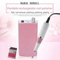 2019 new 30000rpm rechargeable nail drill machine portable electric nail file drill machine manicure pedicure set nail tools