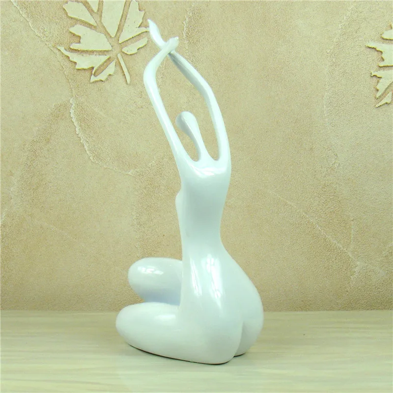 [Художественная] 3 цвета абстрактная женская скульптура для тела ручной работы из