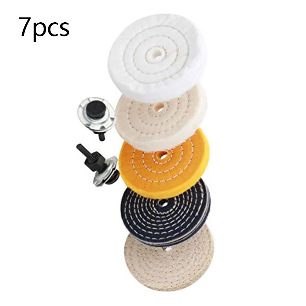 

Полировочный диск для стационарных шлифовальных машин, 7 шт., 4 дюйма, отверстие для стекла и керамики, для автомобилей