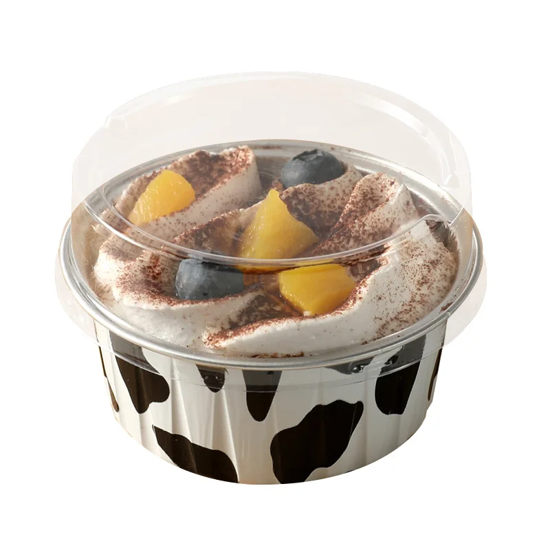 50 шт. упаковка для выпечки коробка пудинга мороженого торта алюминиевая фольга