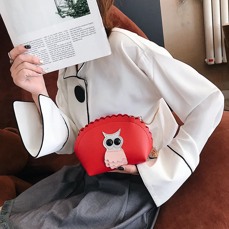Милый Кошелек для монет 2019 Новый чехол Сова мини сумка на плечо мессенджер|Сумки