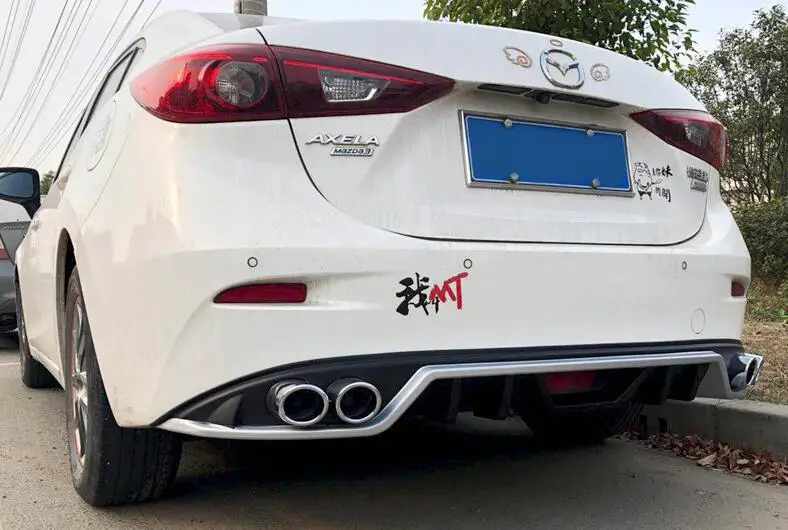 Задний спойлер для Mazda 3 Axela 2017 2019 задний переднего бампера|Обвесы| |