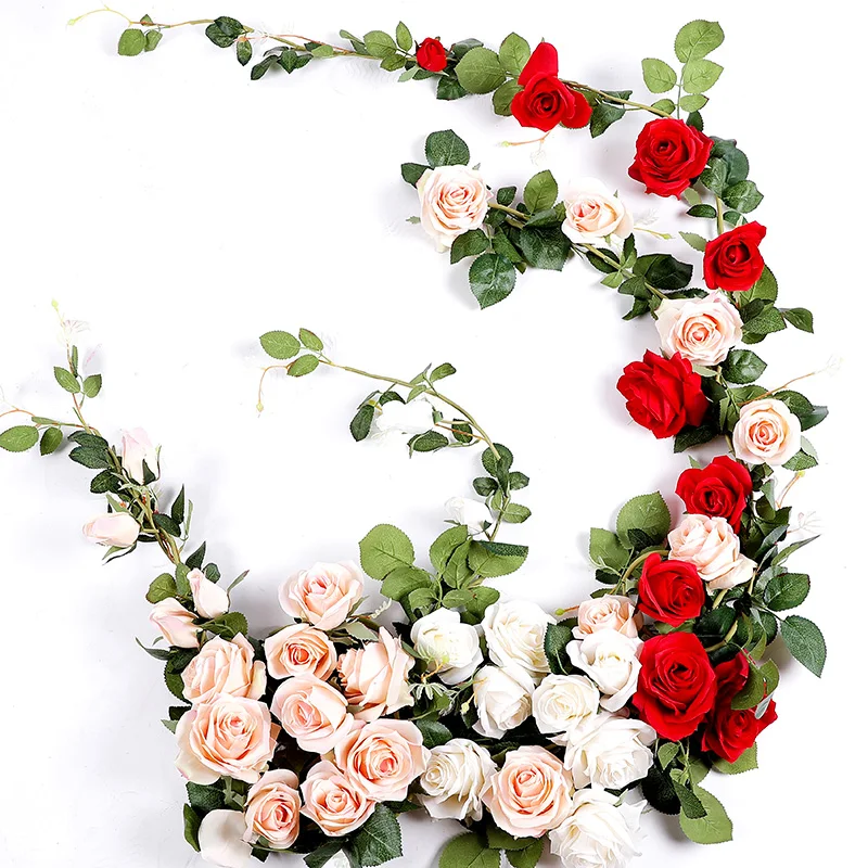 70 9 &quotискусственная Виноградная лоза Подвесные Растения для сада шелковые цветы