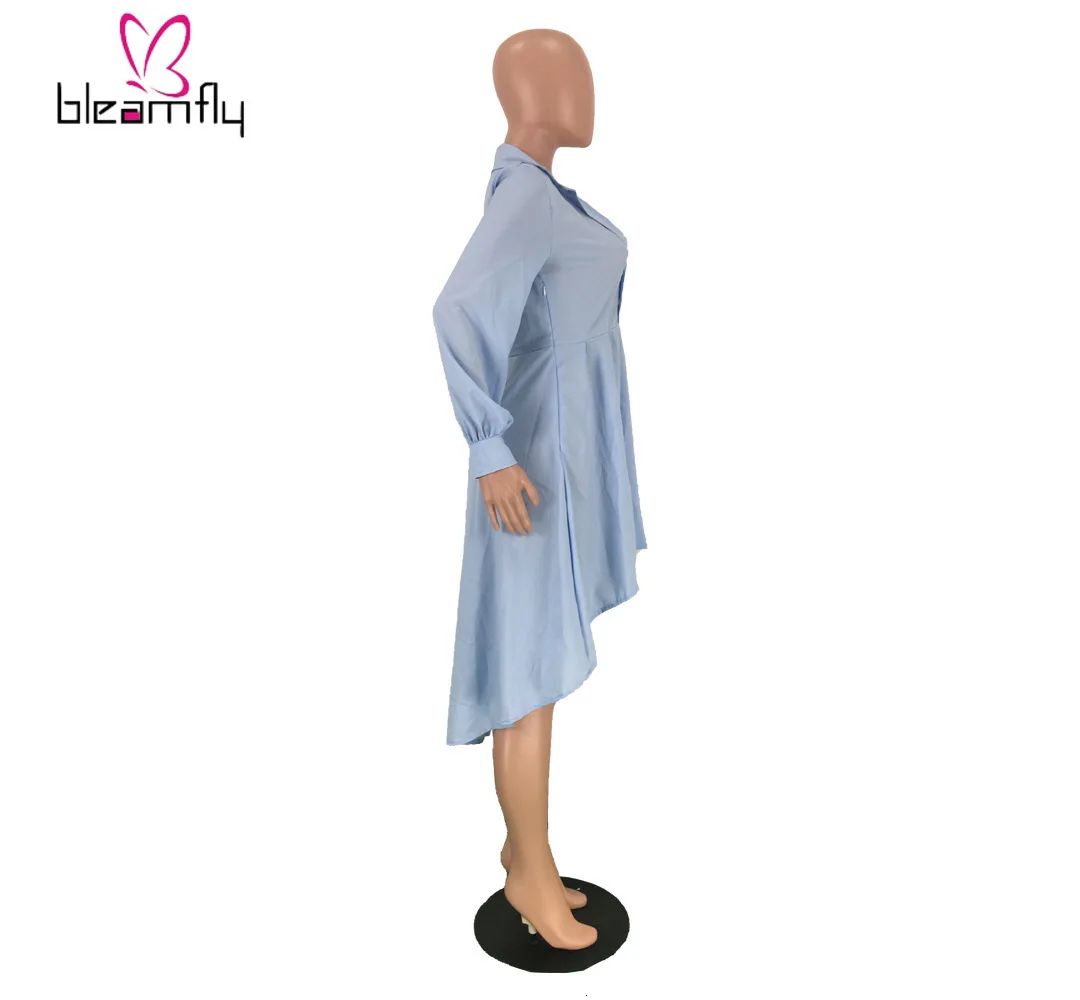 2019 женское осенне-зимнее мини платье-рубашка модное Клубное облегающее платье с