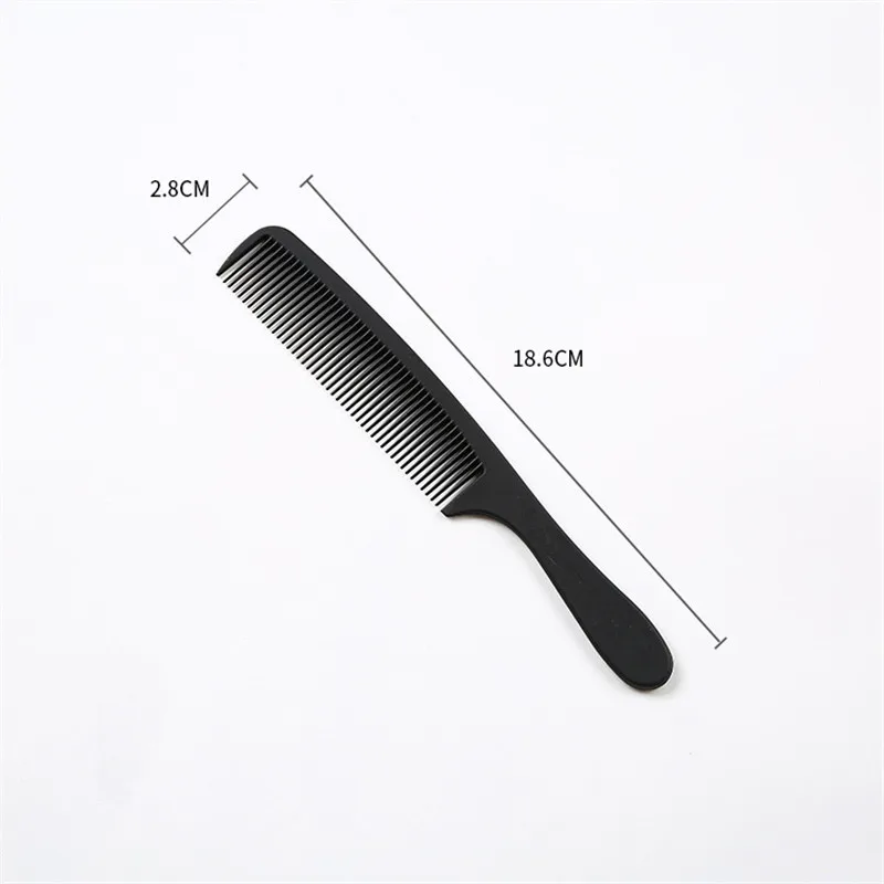 1 шт. Новая Профессиональная черная жесткая углеродная расческа для резки