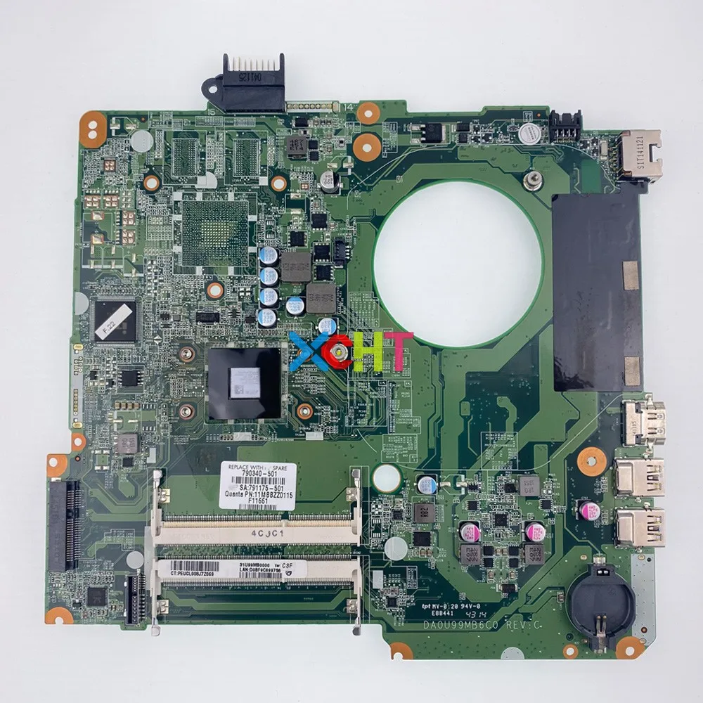 

790340-501 DA0U99MB6C0 UMA w E1-6010 CPU for HP 15-F210CA 15-F NoteBook PC Laptop Motherboard Mainboard