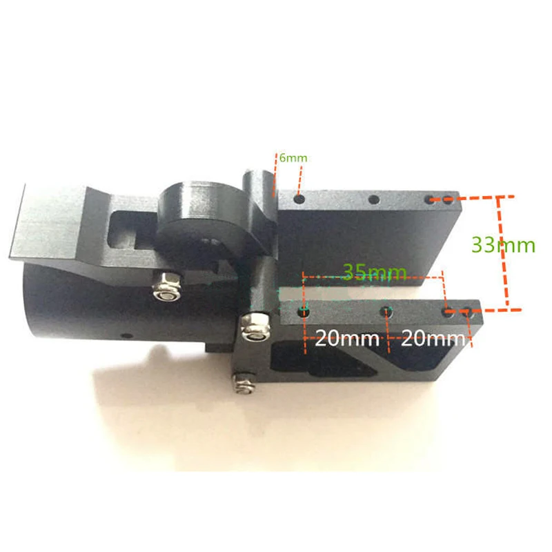 

1PC Aluminum D30mm Folding Arm Upper 5 Degree Carbon Tube Fixed Seat Mount Connector Joint Clamp Clip for RC UAV Multirotor