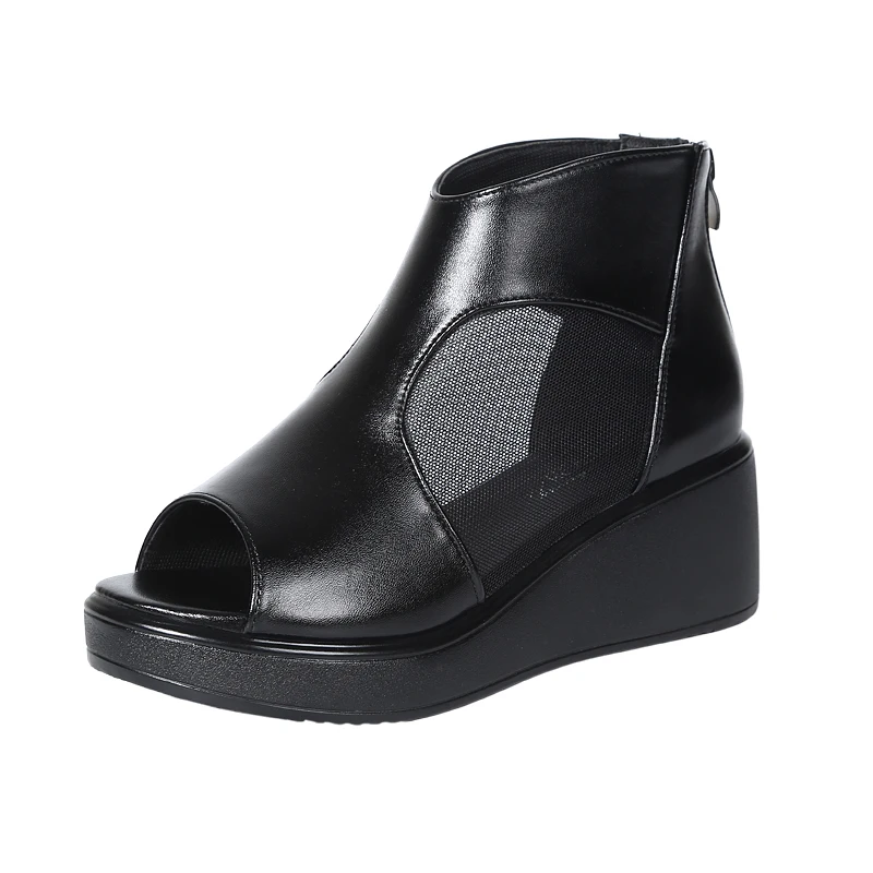 

Female Sandal Lace Denim Women's Velvet Shoes Clogs With Heel Large Size 2021 Summer Open Toe Girls Suede Laces Comfort Thick Be