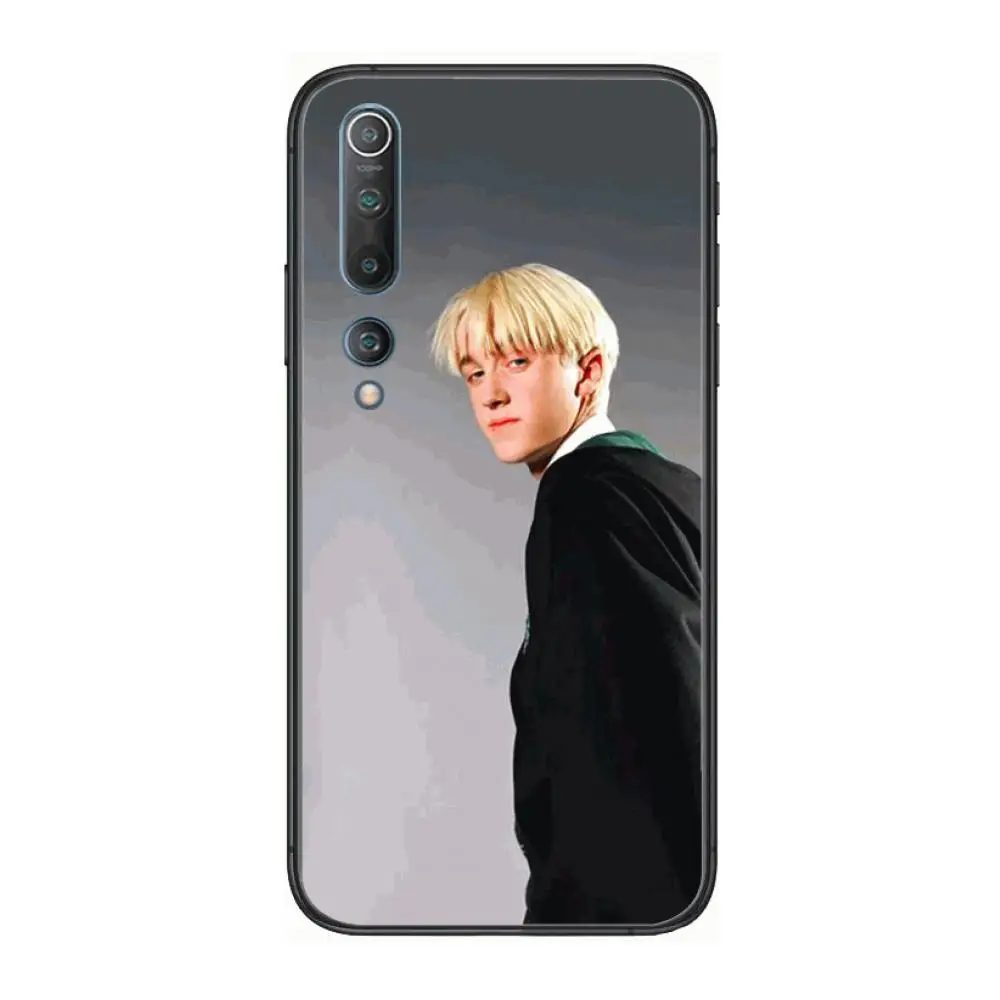 

Celebrity DracoMalfoy Phone Case For xiaomi mi11 5g 10 liti Ultra 9Pro SE 3 8 Note Anime Black Cover Silicone Back Pretty tpu