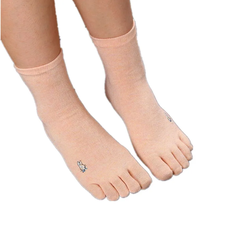 Оптовая продажа носков с пальцами без шоу хлопковые носки пятью спортивные для