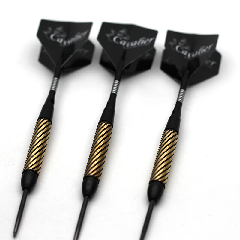 Профессиональная Дротика набор из 3 предметов 21 г стальной наконечник дротика с