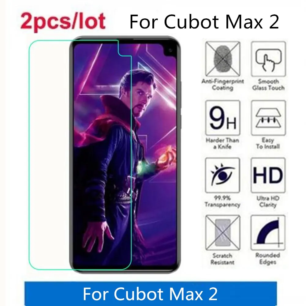 Закаленное стекло для Cubot Max 2 9H 2.5D Премиум Защитная пленка экрана защитная