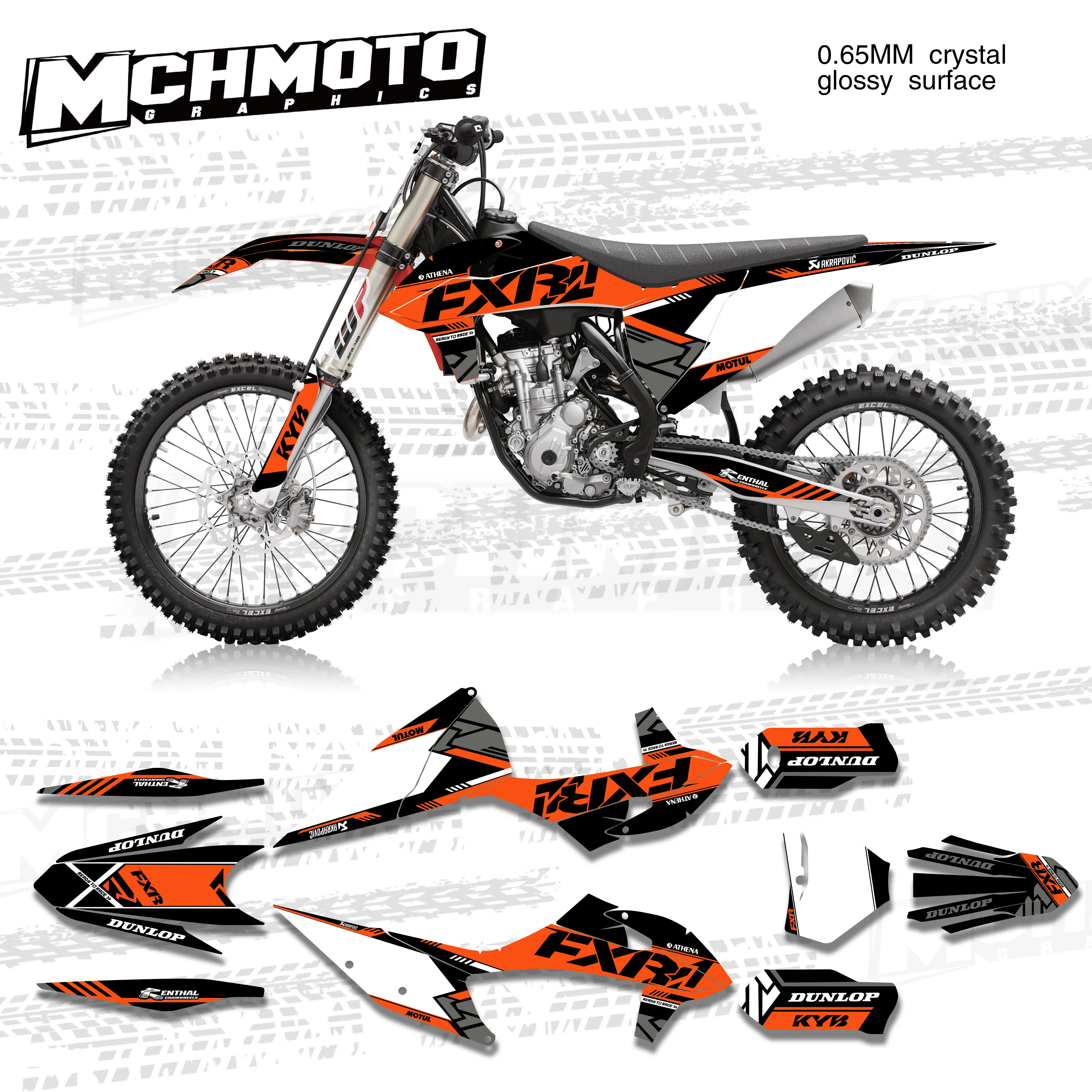 

MCHMFG Motorcycle Team Graphic Decals Stickers DECO Dekor For KTM EXC EXCF XC XCF 2020 2021 SX SXF 2019-2021 125 200 250 300 350