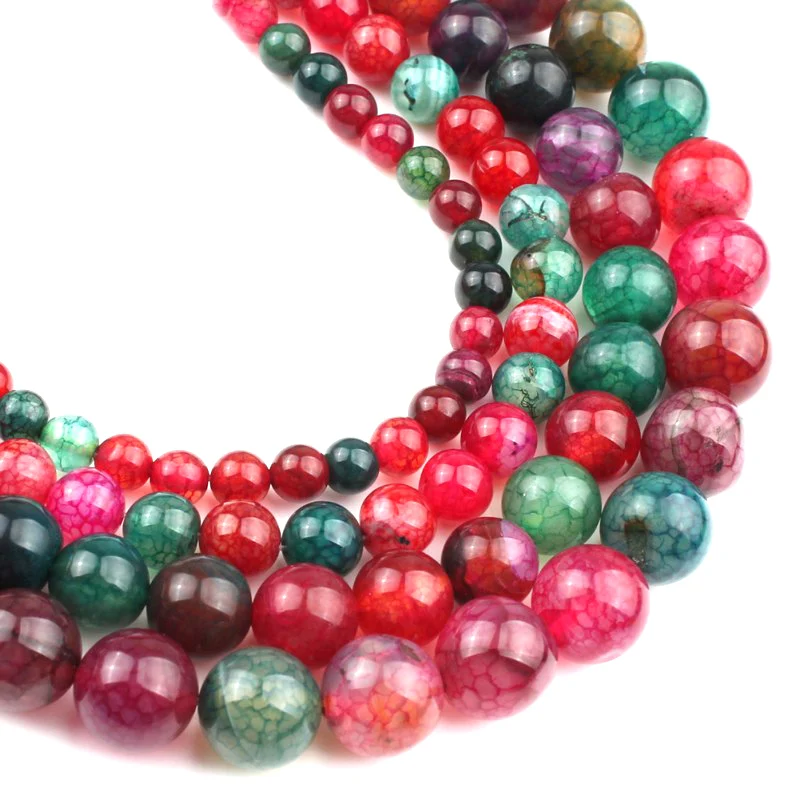 

Natural Stone 4-12mm Round Multicolor Tourmaline Spacer Beads for Jewelry Making DIY Charm Bracelet Necklace Accessories 15''