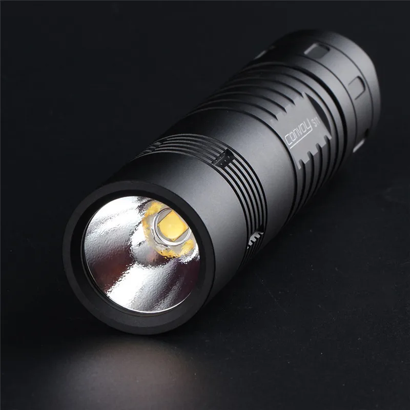 

Convoy S11 XHP50.2 18W 2400lm 3A Output Brightness LED Tactical Flashlight Mini Torch EDC 18650 for Camping Torch Lantern Pocket