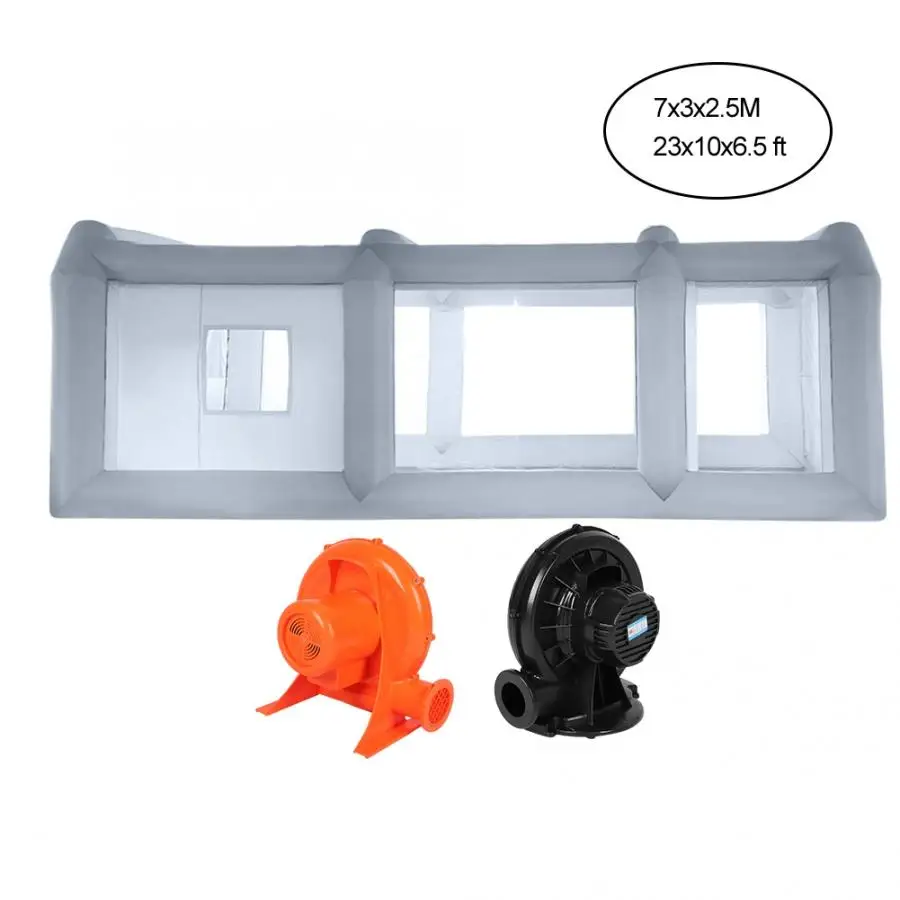 Портативная Мобильная надувная Автомобильная камера для покраски распылением