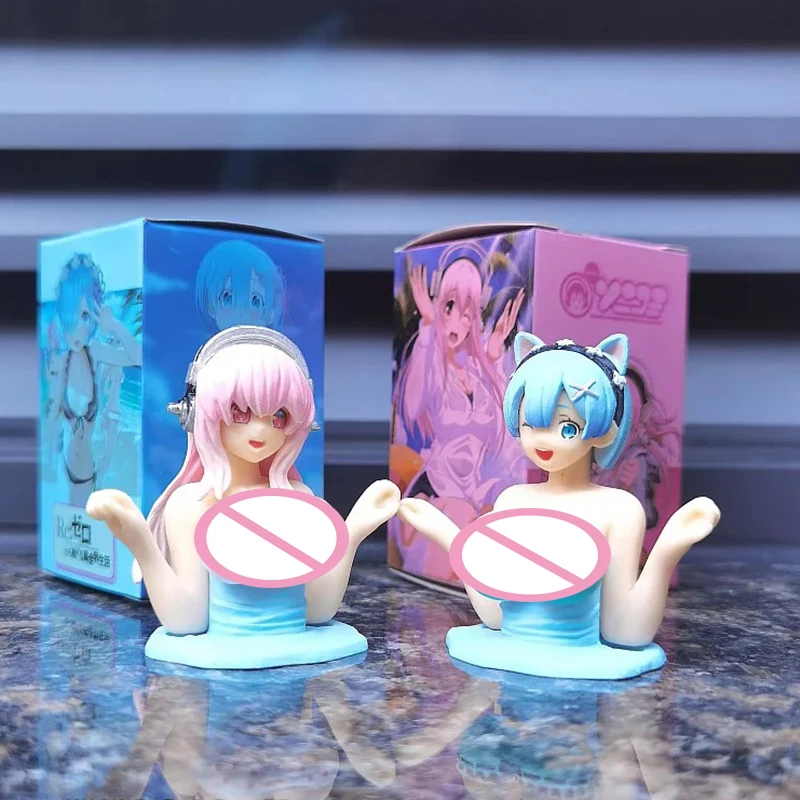 

Экшн-фигурка аниме SUPERSONICO and Rem, 6 см, полуобхват груди, встряхивание, версия детской модели, коллекционная игрушка для подарка