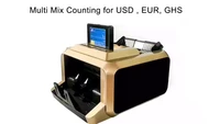 2 pocket portable mini mixed denomination banknote cash gold money counter machine bill mix value multi currency money counter
