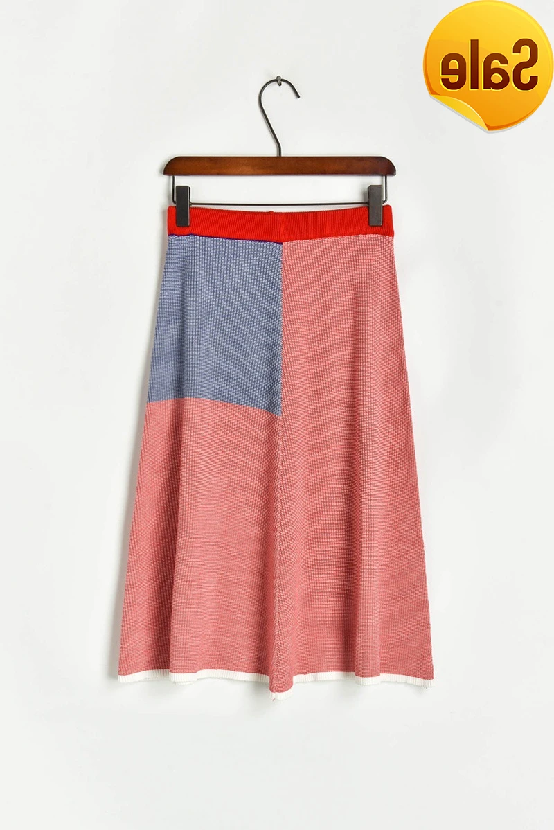 

Женский осенне-зимний вязаный свитер, новый костюм из двух предметов, плотный пуловер с эластичной талией и длинная юбка, комплекты для рожд...