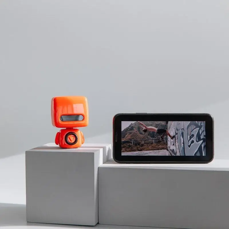 TH Мини Робот Беспроводной Bluetooth Динамик 5.0 с МИК Возможность Подключения Портативные Аудио и Видео Динамики.