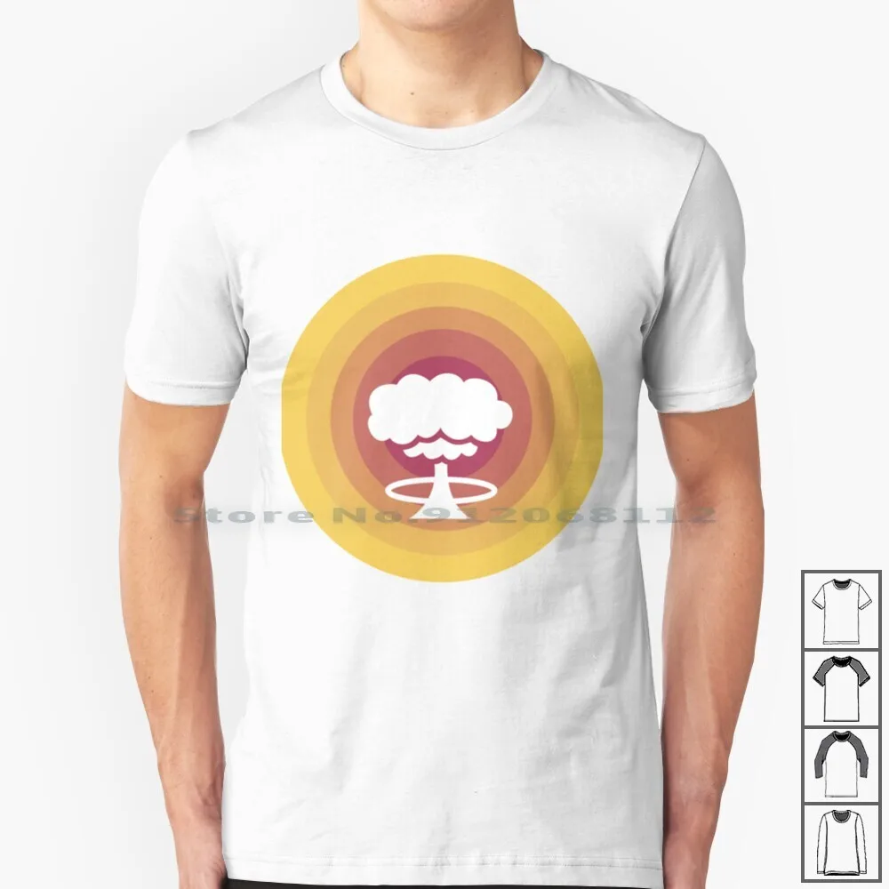 Футболка Nuke 100% хлопок ядерное оружие Wmd ядерная бомба Вторая мировая война