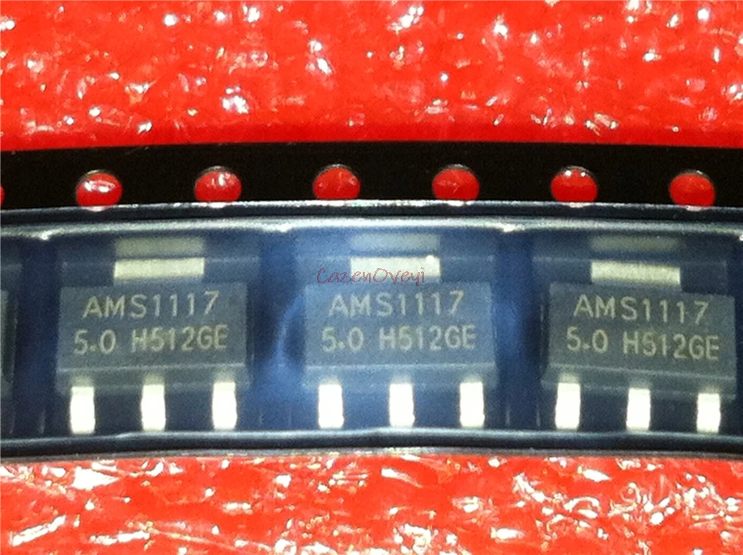 50 шт./лот AMS1117-5.0 LM1117 СОТ-223 5V линейный регулятор
