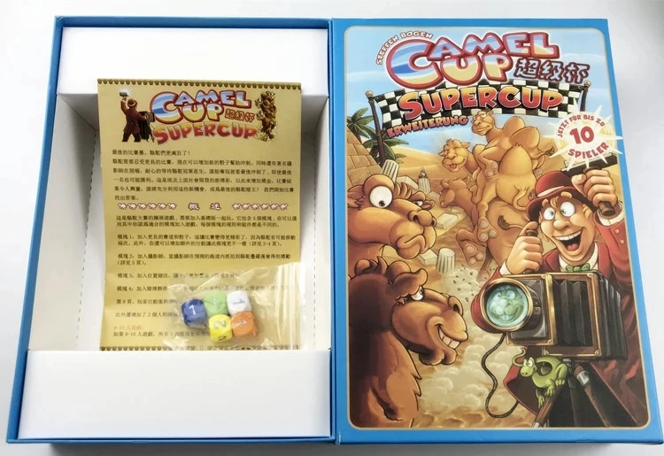 

Newest Camel Up Board Game 2-8 Players Family/Party Best Gift for Children Strategy Investment Party Game Card Game