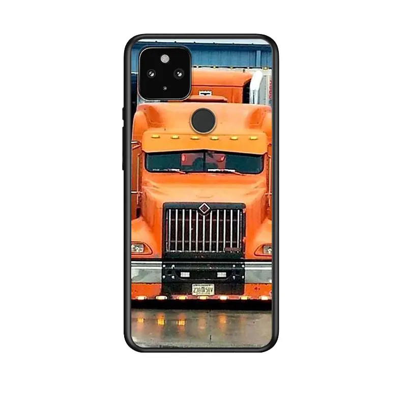 

Greatest Trucks for Google Pixel 5 Pixel 4a 5G Pixel 4a Pixel 4 Pixel 4 XL Silicone Soft Black Phone Case Cover
