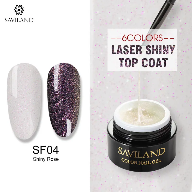 6ml SF04 Saviland 30 мл УФ быстросохнущее резиновое Базовое покрытие верхнее покрытие лак стойкий не Чистый Блестящий гель лак для ногтей праймер для дизайна ногтей - Цвет: 6ml SF04