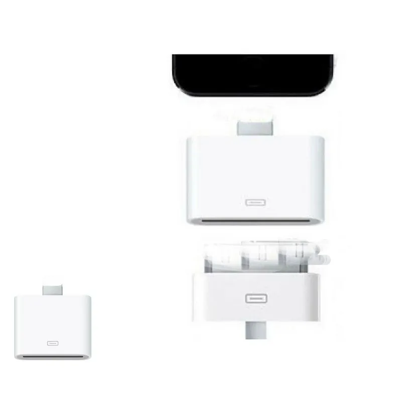 30 Pin Женский к Apple Мужской адаптер портативный конвертер для IPhone IPad IPod ноутбук