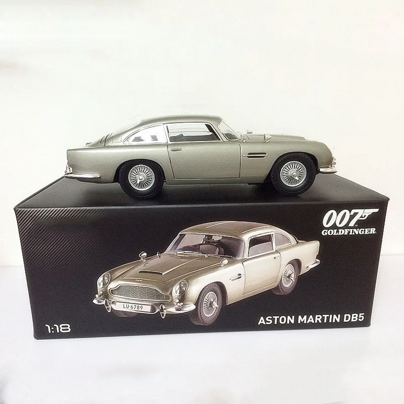 

1:18 Scale 007 Movie Aston Martin DB5 Car Model Alloy Metal Diecast Vehicle Toy F Collectible Gift Souvenir Collection Display