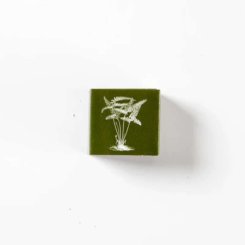 

Fern Leaf Poem Series Retro Plant Stamp DIY Craft Wooden Rubber Leaves Stamps for Scrapbooking Stationery Scrapbooking Seal