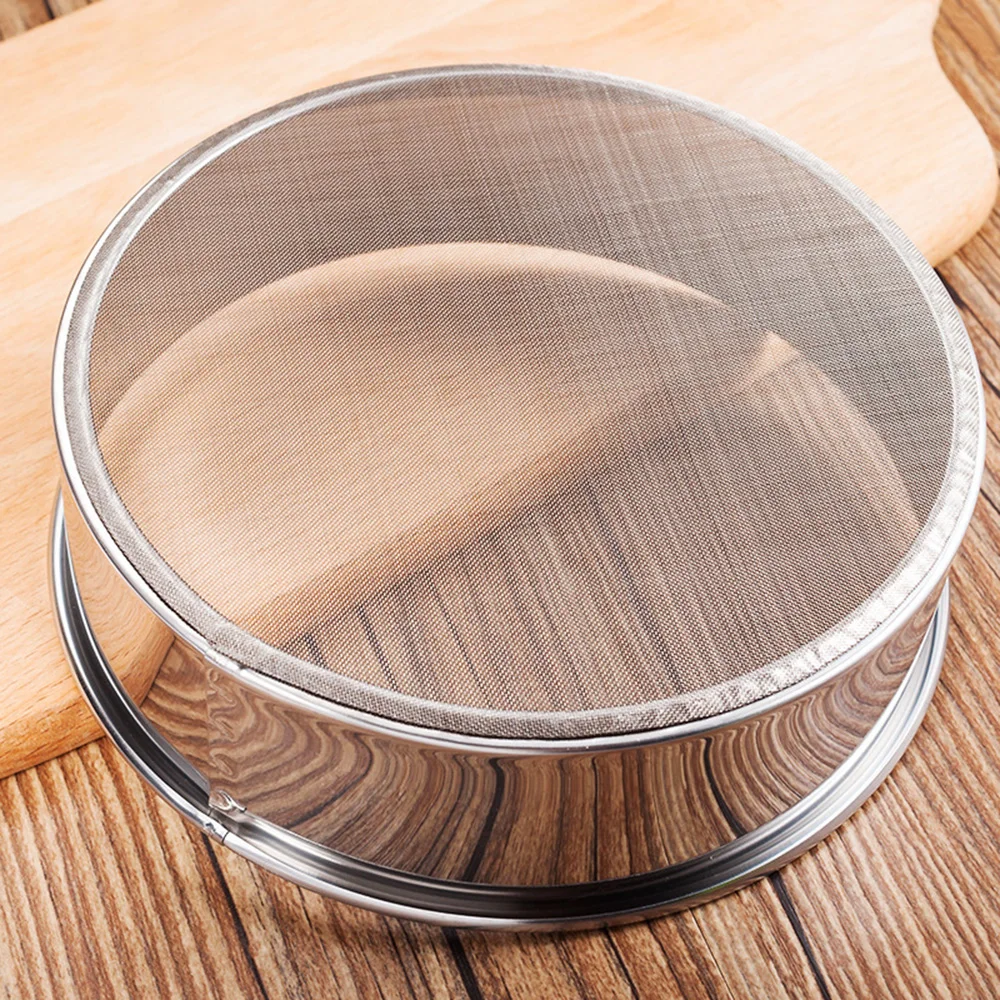 

1Pc Stainless Steel Fine Mesh Flour Sifting Sifter Sieve Strainer Colander Fliter Cake Baking Tool Household Kitchen Accessories
