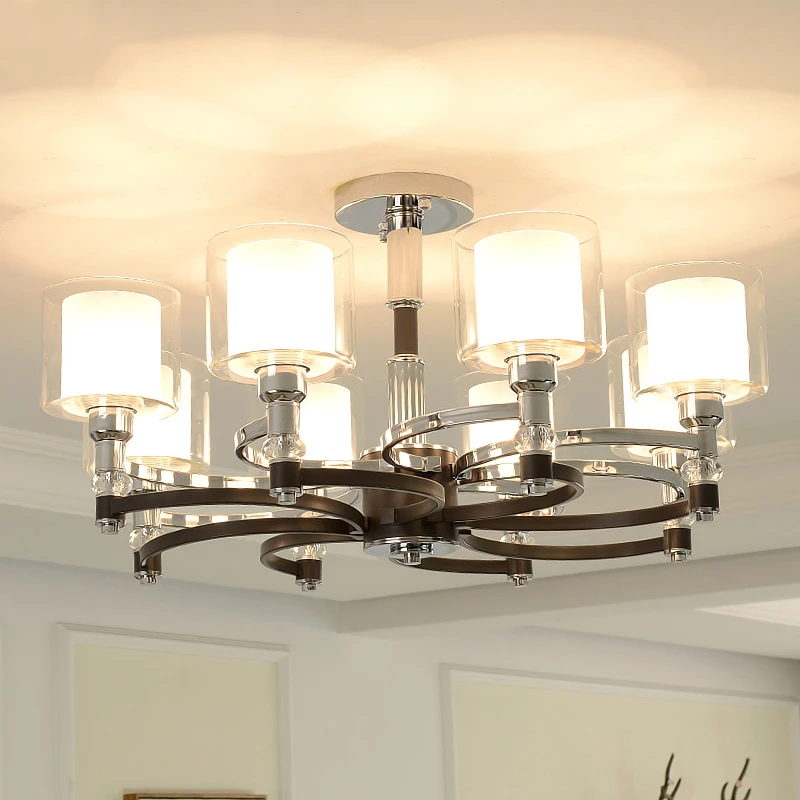 Скандинавские светодиодные люстры светильник железная Люстра для гостиной