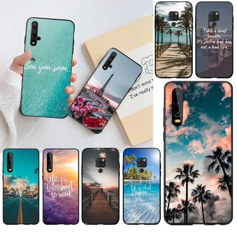 Мягкий силиконовый чехол для телефона Huawei P40 P30 P20 lite Pro Mate 20 P Smart 2019 prime | Мобильные