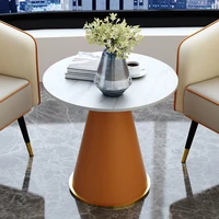 light luxury simple nordic rock slab side table small round table coffee table living room sofa side cabinet side bedside table