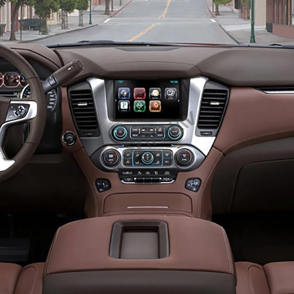 For GMC Yukon Chevrolet Tahoe Suburban 2015 2016 2017 2018 2019 2020 Android Car Radio Multimedia Video Player Head Unit