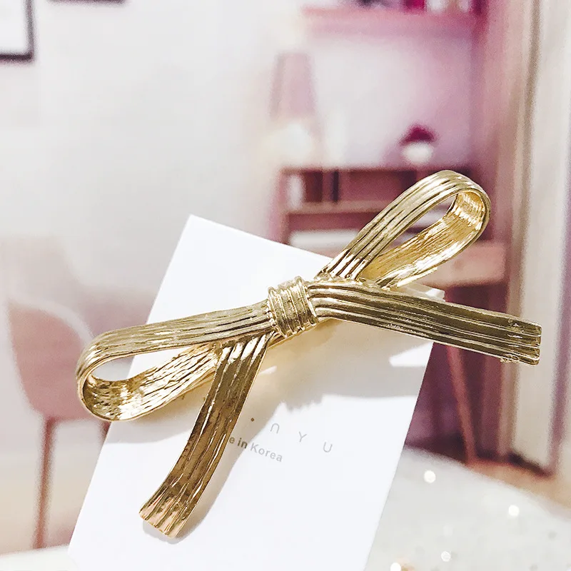 Ретро-Заколки для женщин заколки волос ножницы металлический зажим конского