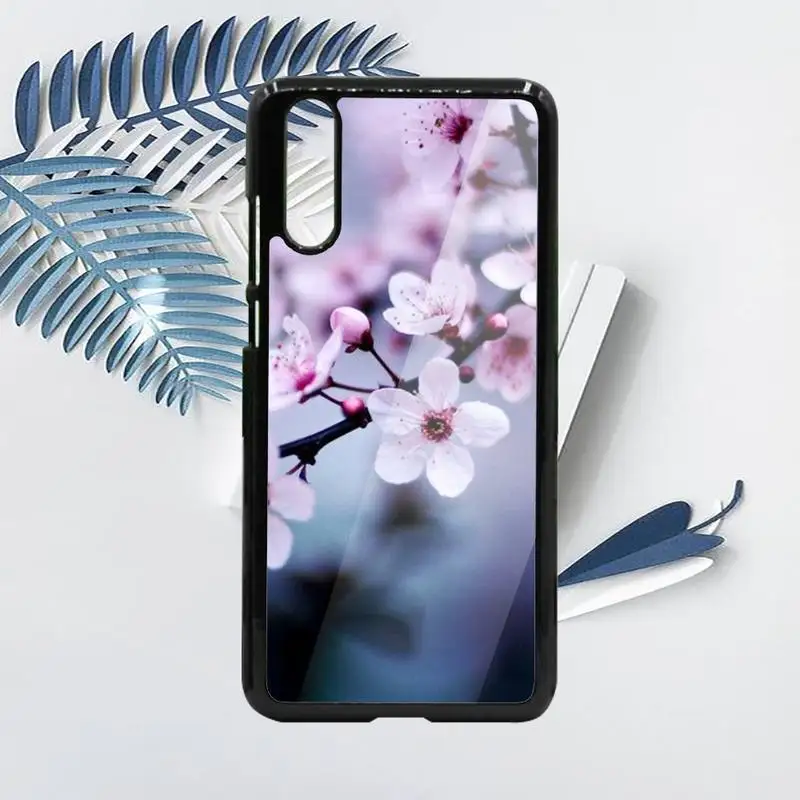 

Pink Flower Sakura Phone Case For Samsung galaxy S note 8 9 20 10 e lite2019 plus pro ultra Hard PC
