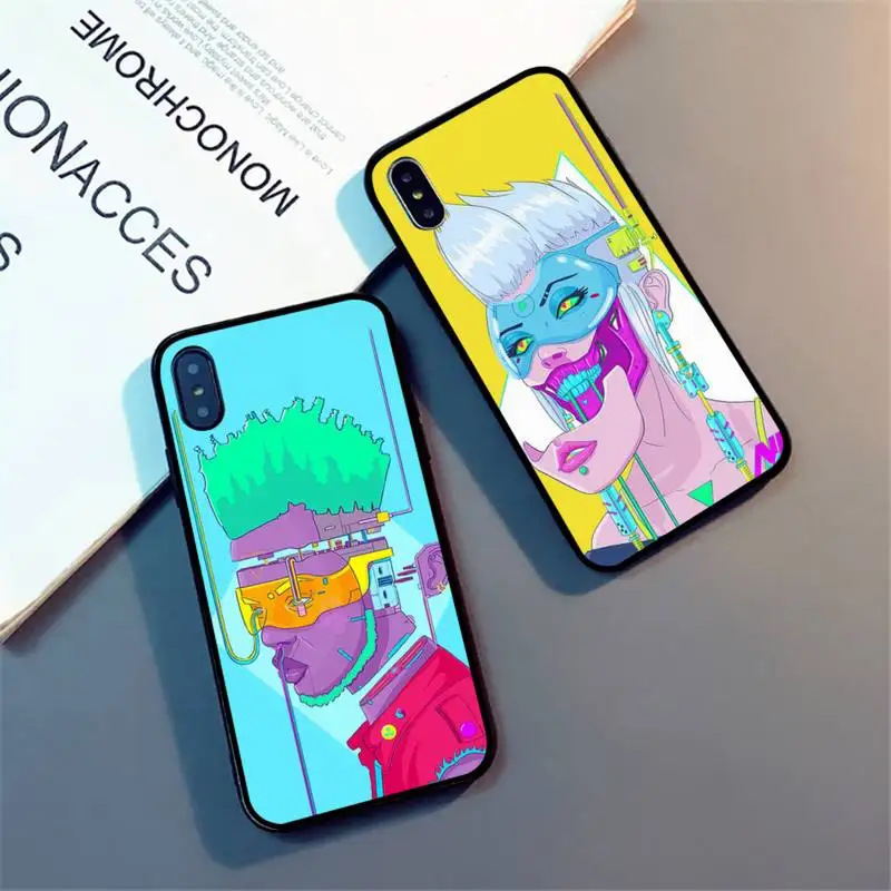 

Cool illustration Phone Case for iPhone 7 8 11 12 Pro X XS Max XR Samsung A S 10 20 50 Plus pro mobile bags